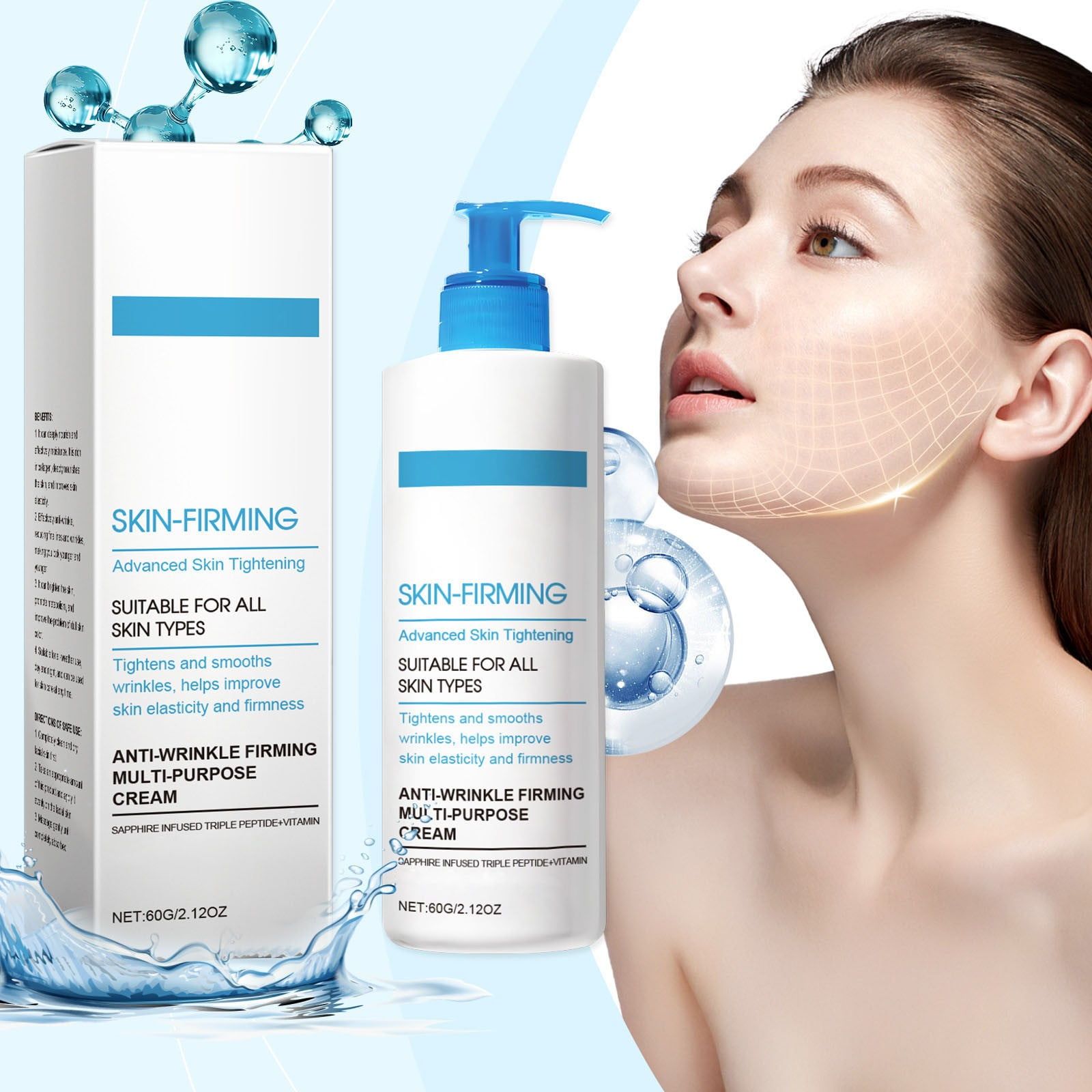 Sakura Essence Cream Facial Moisturizer, Daily Hydrating Repair