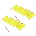 thumbnail image 1 of Uxcell 2 Pcs Dance Ribbons, 78.7 Inch Gymnastics Ribbon Streamers with Red Wand for Gymnastics Artistic, Yellow, 1 of 7
