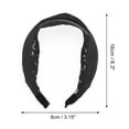 thumbnail image 4 of Unique Bargains 1 Pc Delicate Lace Headband 6.3"x3.15" Black, 4 of 6
