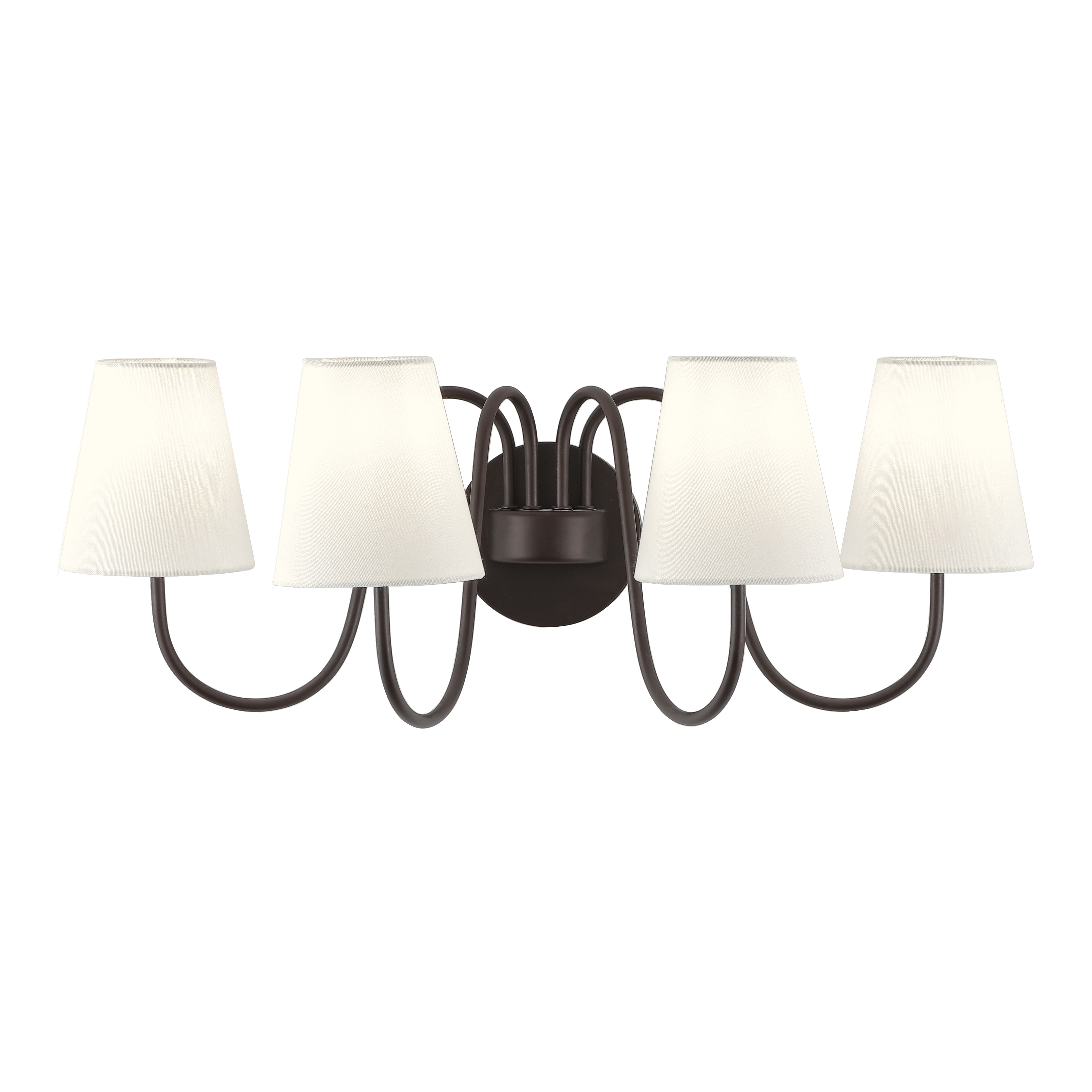 Safavieh Rhea 4-Light 26.5" Contemporary Iron Sconces, White