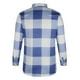 thumbnail image 5 of Blusa y camisa de manga larga con cuello vuelto para hombre, estilo informal, a la moda, con estampado de celosía y botones, con bolsillo tipo cárdigan, blusa de manga larga con cuello vuelto, blusa d, 5 of 6
