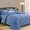 Blue, variant on Flymme Queen Comforter Set with Sheets,7 Pieces Bed in a Bag Queen Size Soft Microfiber Quilted Warm Bedding Sets for Man Women Bedroom Decor
