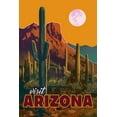 thumbnail image 2 of East Coast Licensing 23x32 Black Ornate Wood Framed with Double Matting Museum Art Print Titled - Arizona, 2 of 4