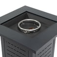 thumbnail image 2 of 28" Propane Gas Fire Pit Table, 50000 BTU Square Steel Fire Pit for Outside Patio Deck Garden Backyard, 2 of 11
