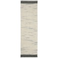 thumbnail image 5 of SAFAVIEH Natura Briar Braided Striped Runner Rug, Black/Ivory, 2'3" x 8', 5 of 7