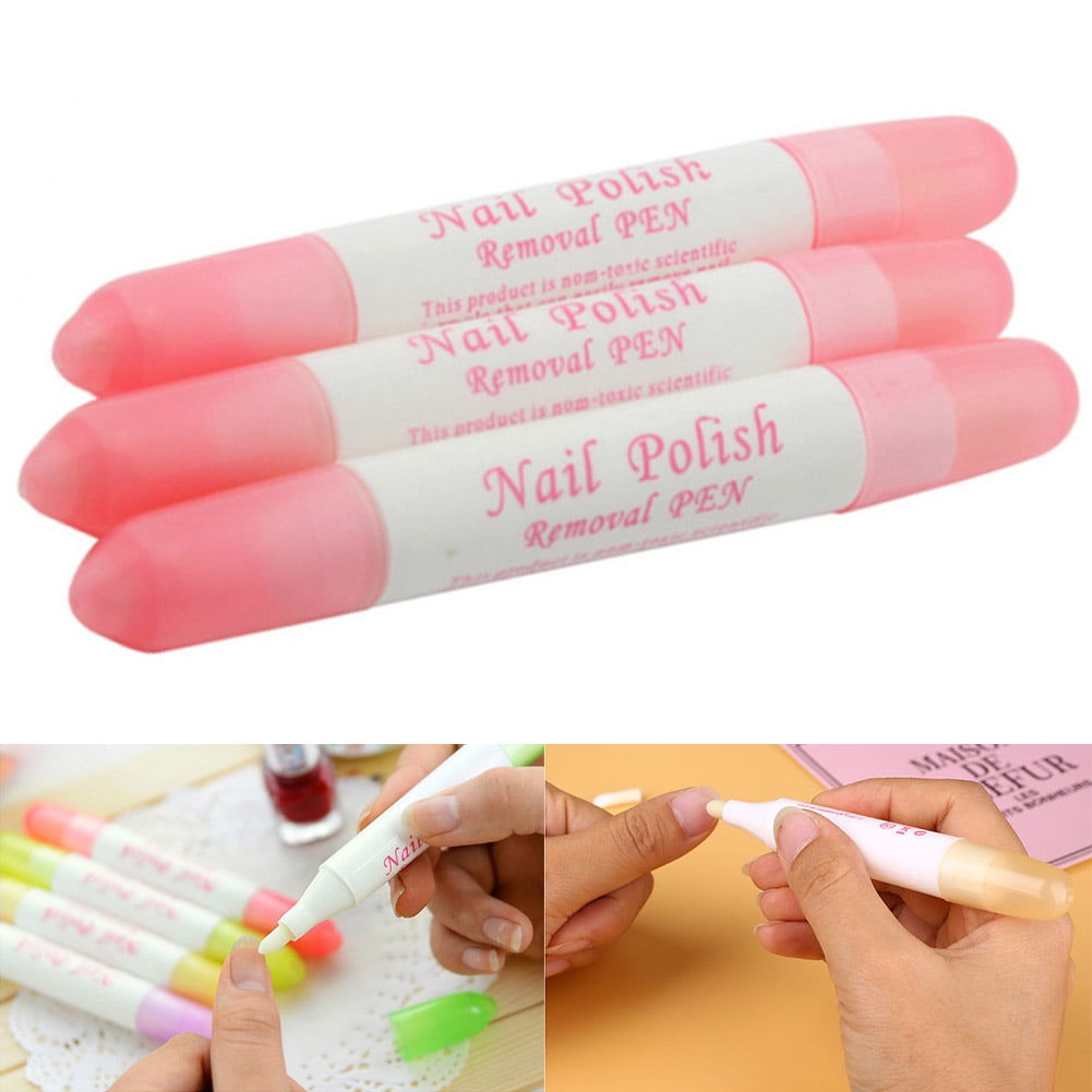 1 Pcs Nail Gel Polish Removal Pen Remover Corrector Cleaner Portable Manicure Tool
