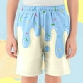 thumbnail image 2 of Shadoumai Toddler Boy Shorts Cartoon Print Elastic Waistband Cotton Jogger Shorts Comfy Soccer Shorts Summer Childrens Jogger Pants, 2 of 4