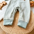 thumbnail image 7 of PEASKJP Rompers Baby Baby Boy Rompers Cotton Clothes Rompers for Newborn Infant and Baby Boy Light Green,0-3 Months, 7 of 7