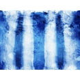 thumbnail image 2 of Villa, Mlli 14x12 Gold Ornate Wood Framed with Double Matting Museum Art Print Titled - Blue Stripes, 2 of 4