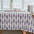 thumbnail image 1 of Cotton and Linen Tablecloth Tablecloth Blue and White Porcelain Graffiti Green Leaf Triangle Geometric Square Tablecloth, 1 of 6