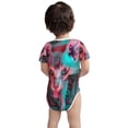 thumbnail image 3 of Gaeub Psychedelic Hairless Cat Print Infant Climbing Onesie,Toddler Outfit,Newborn Baby Bodysuit,Baby Boy Girl Clothes -2 Years, 3 of 6