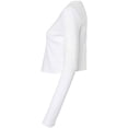 thumbnail image 3 of Bella + Canvas Womens Micro-Rib Long-Sleeved T-Shirt, 3 of 3