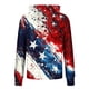thumbnail image 5 of Ceisia Diagonal Splatter Flag Print Hooded Top Men's Slim Fit Long Sleeve UV Protective Face Mask Shirt Multicolor S Gifts, 5 of 5