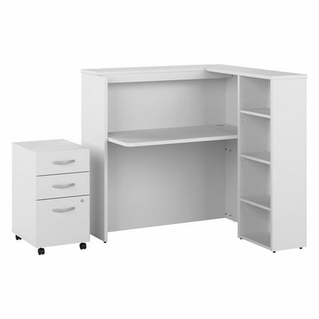 UPC: 0042976166465 | Bush Business Furniture Studio C 48W Cubicle Desk with Drawers by White