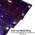 thumbnail image 5 of Dark Nebula Shower Curtain Fabric Shower Curtain Set with 12 Hooks Waterproof 72 * 72 Inches for Bathroom Beach Caravan Hotel, 5 of 6