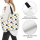 thumbnail image 3 of Balery Cute Elephant Bolsa Tote Estilo Estético con Cremalleras, Bolsa de Hombro, Bolsa de Compras Grande y Plegable, 3 of 8