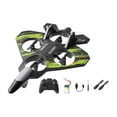 thumbnail image 2 of Avión de control remoto, planeador de hobby, juguete anticolisión para exteriores, ligero, 6 canales, recargable por USB, modelo de , aeronave verde, 2 of 8