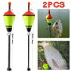 thumbnail image 1 of JShteea Flotador Pesca Automático Flotadores Pesca Portátiles Boya Bobber (traje) 2 Uds., 1 of 8
