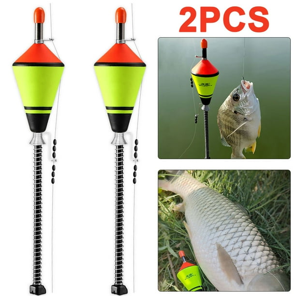JShteea Flotador Pesca Automático Flotadores Pesca Portátiles Boya Bobber (traje) 2 Uds.