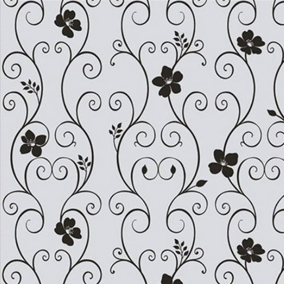 Privacy Window Film 3D Decorative Glass Film, No Glue Frosted Film for Home Office, Anti-UV Window Sticker, 17.72 x 39.37 inches