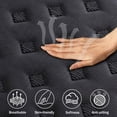 thumbnail image 3 of Tryagat 12” Twin Hybrid Mattress in a Box, Medium Firm Twin Size Mattresses, Cooling Gel Memory Foam Mattress with Individually Wrapped Pocket Coils, Pressure Relief, 3 of 9