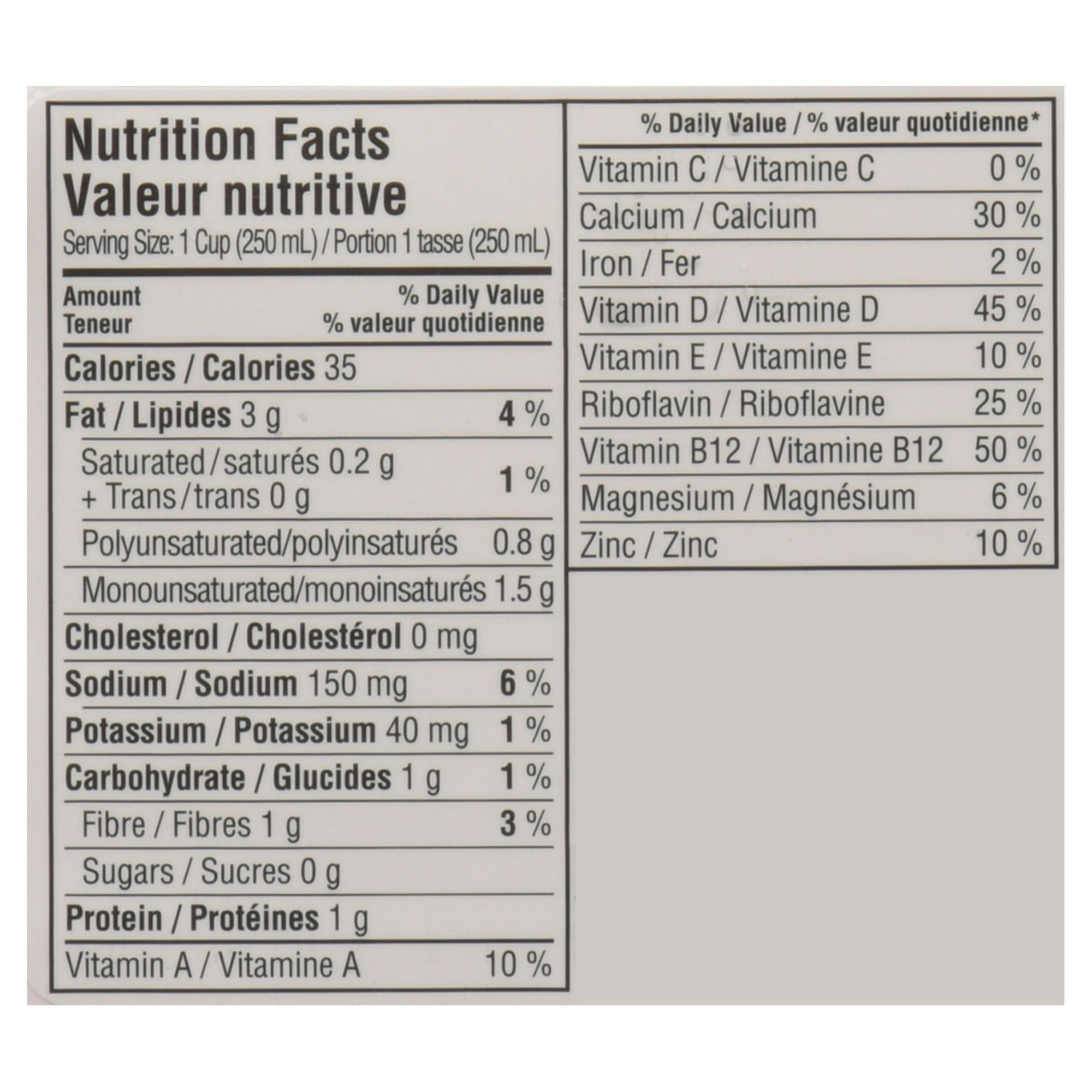 Earth's Own Almond Unsweetened 3.95L