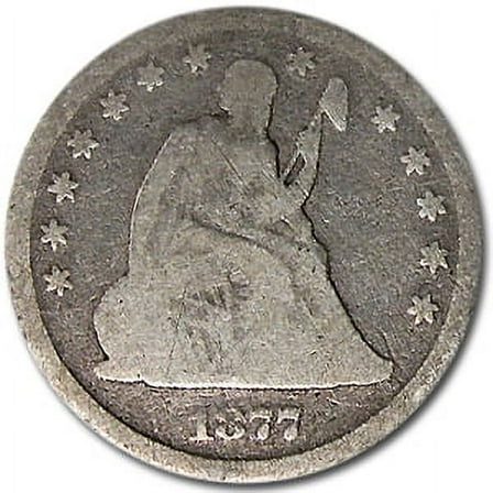 1877-CC Liberty Seated Quarter Good