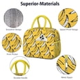 thumbnail image 4 of Lunch Bag Lunch Box for Women Reusable Insulated Lunch Bags,Water-Resistant Old School Banana Cooler Lunch Tote Bag, Large Capacity for Work Travel Picnic, 4 of 6