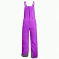 thumbnail image 4 of HCNTES Women's Outdoor Winter Bib Overalls Waterproof Insulated Pants with Adjustable Straps for Ladies Snow Sports Activities(C-Purple,L), 4 of 4