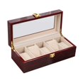 thumbnail image 1 of Caja Organizadora de Reloj de Madera Premium Sunnimix 5 Ranuras, 1 of 8