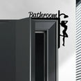 thumbnail image 5 of Yialzm Decorative Wooden Toilet Door Frame Sign Unique Home Bathroom Door and Window Hanging Decoration Long Lasting Easy Installation Create Amusing Atmosphere, 5 of 5