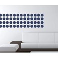 thumbnail image 1 of Multi-Color & Matte Dot Wall Stickers - 2 Inch Vinyl Dots, 100 Pack Peel and Stick Wall Decals (Dark Blue), 1 of 3