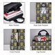 thumbnail image 3 of Balery Sugar Skulls Mochila ligera para hombre y mujer: duradera e impermeable, ideal para la escuela, el trabajo, viajes y uso diario., 3 of 7
