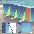 thumbnail image 6 of Hurber Foldable Swimming Pool, Large Non-Inflatable Adults Kids Outdoor Pools, Ice Blue, 113" x 66" x 20", 6 of 6