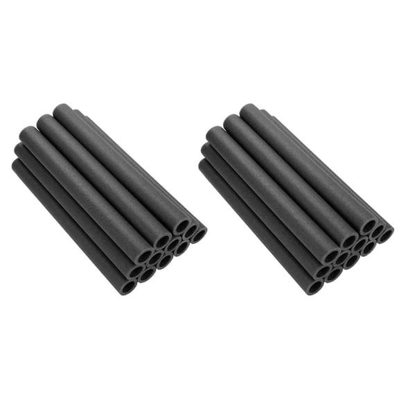 24Pcs Trampoline Pole Foam Sleeves,Trampoline Padding Replacement,Trampoline Protective Sleeves Foam Tubing Black
