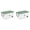 Clear / Green, variant on Extra Large Storage Bin, 40 Gallon Wheeled Plastic Storage Container with Handle,Pack of 2, Clear/Green