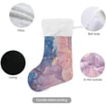 thumbnail image 3 of Coolnut Marble Christmas Stocking, Personalized Large Candy Stocking, Xmas Stockings Decoration Hanging Gift for Family Holiday Party Ornaments Decor Fireplace, 3 of 7