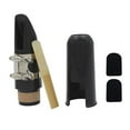 thumbnail image 2 of Bearachild Boquilla de clarinete con tapa de ligadura Juego de abrazaderas de caña y protector de caña ABS Accesorios para instrumentos musicales Cables de audio/vídeo, 2 of 6