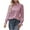 Rose Gold, variant on qolati Women's Dressy Casual Long Sleeve Shirts 2023 Elegant V Neck Lace Eyelet Puffy Sleeve Tunic T-Shirt Loose Fit Basic Going Out Work Tops