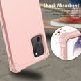 thumbnail image 4 of Galaxy Note20 Case, Dteck Heavy Dual Layer Rugged Shockproof Case Hard PC Protective Back Cover For Samsung Galaxy Note 20 5G, Rosegold, 4 of 7