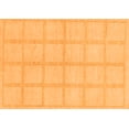 thumbnail image 1 of Ahgly Company Indoor Rectangle Solid Orange Modern Area Rugs, 3' x 5', 1 of 4