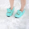thumbnail image 5 of Women's Girls Cute Plush Rabbit Furry Bunny Faux Sherpa House Slippers Christmas Slippers, Taupe M/L, 5 of 5