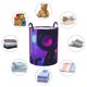 thumbnail image 4 of Balery Neon Toy Cat Reflections Cesta de ropa redonda con asas, impermeable, independiente, para ropa, juguetes, dormitorio y familia-Small, 4 of 6