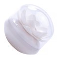 thumbnail image 3 of Flower Design Cotton Swab Holder Storage Container Toothpicks Organizer Tube with Dust Cover, White, 3 of 8