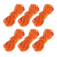thumbnail image 1 of Cuerda reflectante de tienda Guyline de 4mm con tensores de Cuerda de 2 ojos Sunnimix Naranja, 1 of 8