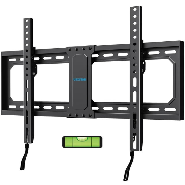 Soporte de pared fijo para TV con certificación UL para televisores de 37 a 82 pulgadas, soporte para TV de perfil bajo para montantes de 16", 18", 24", soporte para TV de montaje en pared con bloqueo
