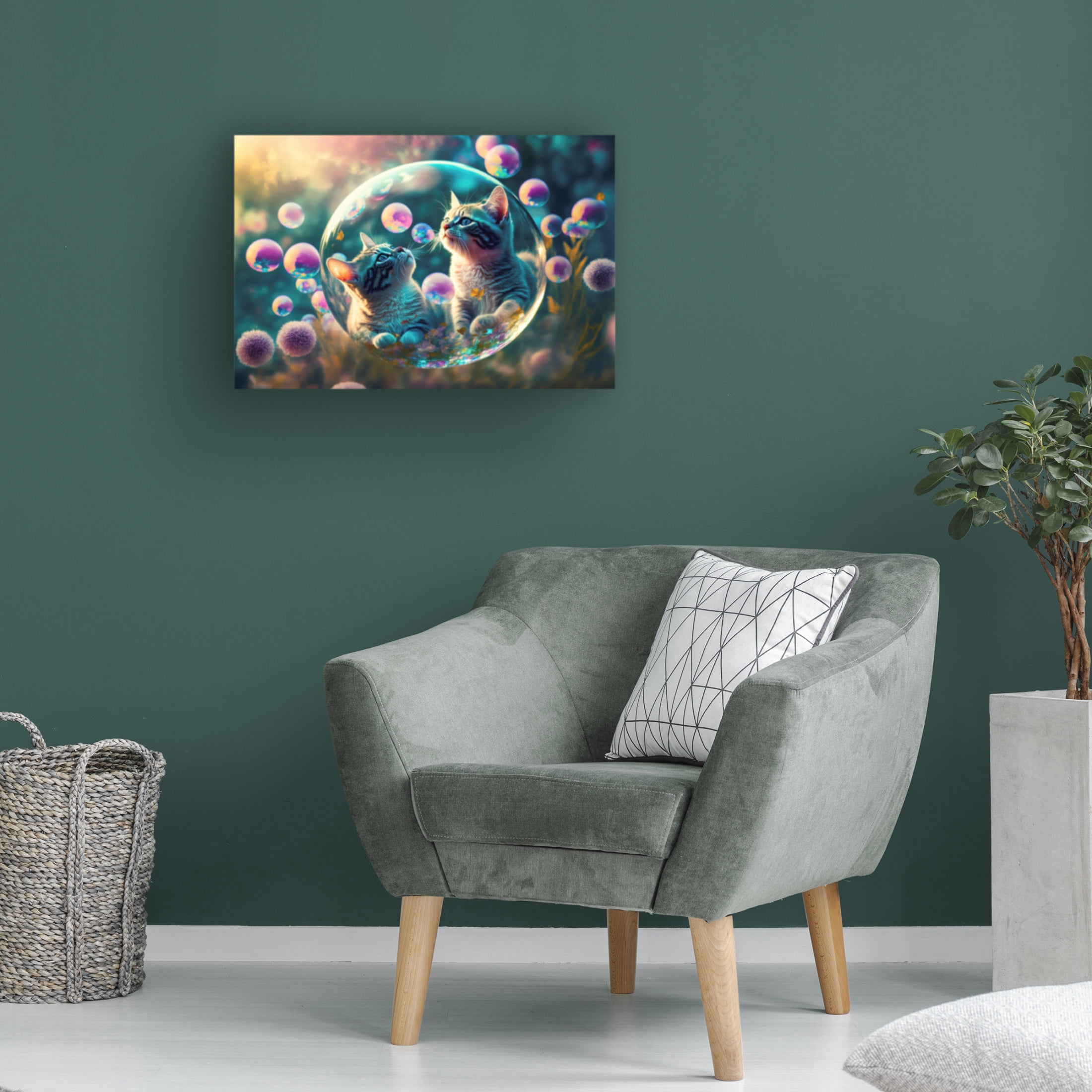 Canvas Wall Art - Ray Heere 'Mystical Morning 3' Wall Art for Living Room, Bedroom, or Office Décor by Trademark Fine Art - 24 x 16 Inches