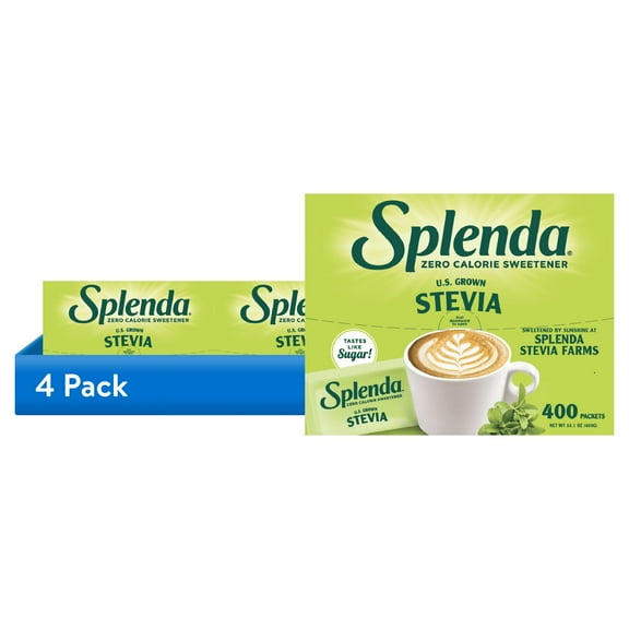 (4 pack) Splenda Stevia Sweetener Packets - 400CT