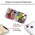 thumbnail image 5 of Hippie Collage Case Compatible with iPhone 13 Mini,Aesthetic Art Design TPU Full Cover Shock-proof Case, 5 of 6
