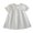 White, variant on Kids Dress Short Sleeve Twirling Charming Sweet Graceful Blend for Summer and Casual Dress Set